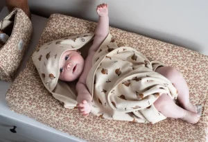 Noppies Badecapes & Wickeltücher | Zuhause-Badecape Printed Duck Baby Hooded Towel -