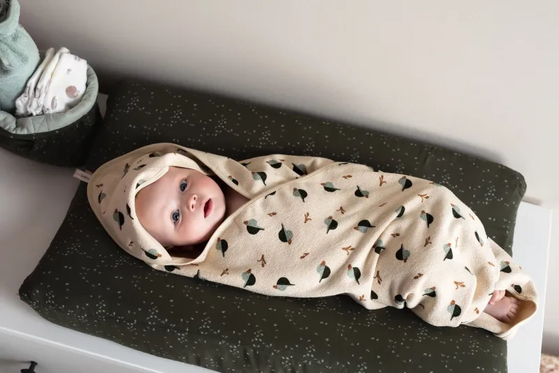 badecape_printed_duck_bab_5-1.webp Noppies Badecapes & Wickeltücher | Zuhause-Badecape Printed Duck Baby Hooded Towel -