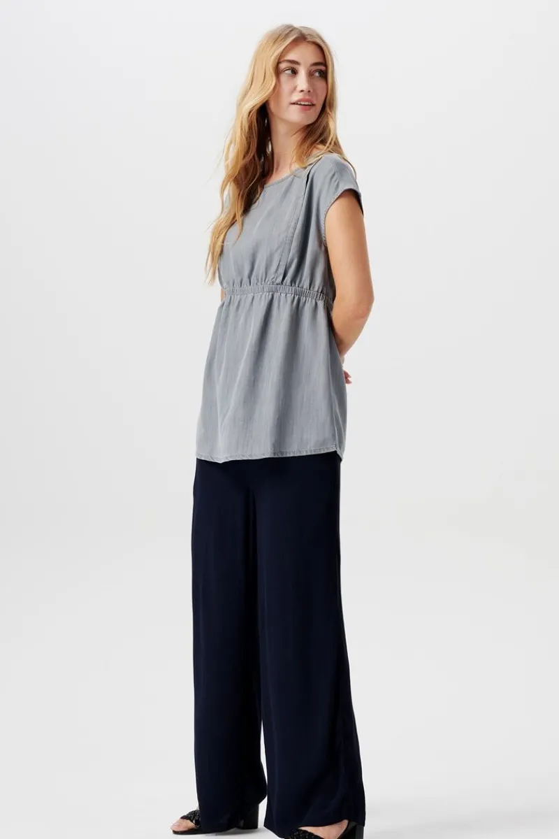 bluse__grey_denim_7.webp Noppies Blusen | Blusen & Tuniken-Bluse -