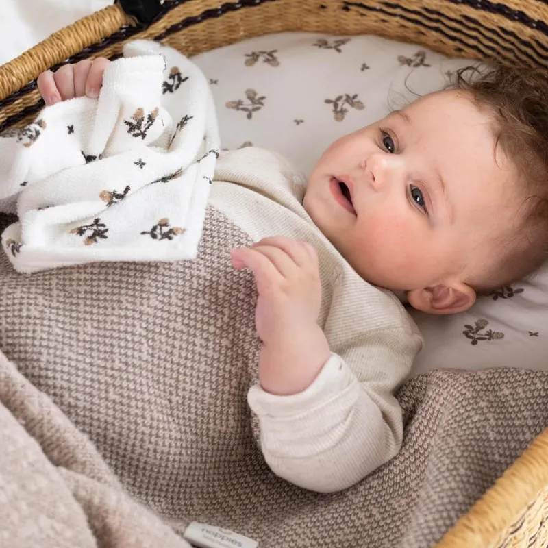 decke_fr_die_wiege_melang_5-2.webp Noppies Decken | Babyzimmer-Decke Für Die Wiege Melange Knit 75x100 Cm -
