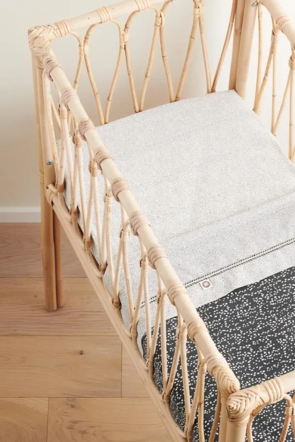 Noppies Decken | Babyzimmer-Decke Für Die Wiege Teddy Fancy Dot 75x100 Cm -