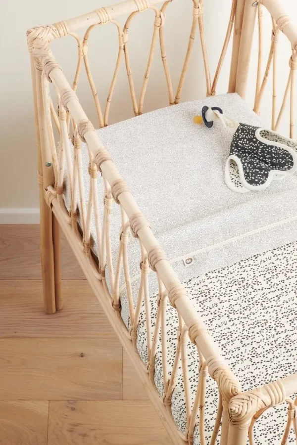 Noppies Decken | Babyzimmer-Decke Für Die Wiege Teddy Fancy Dot 75x100 Cm -
