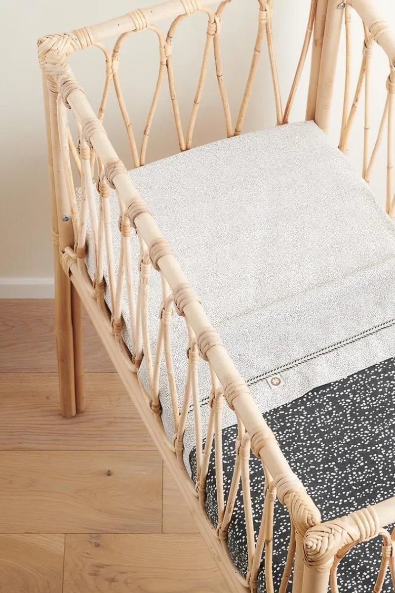 laken_fr_die_wiege_teddy__0.webp Noppies Laken | Babyzimmer-Laken Für Die Wiege Teddy Fancy Dot Crib Blanket -