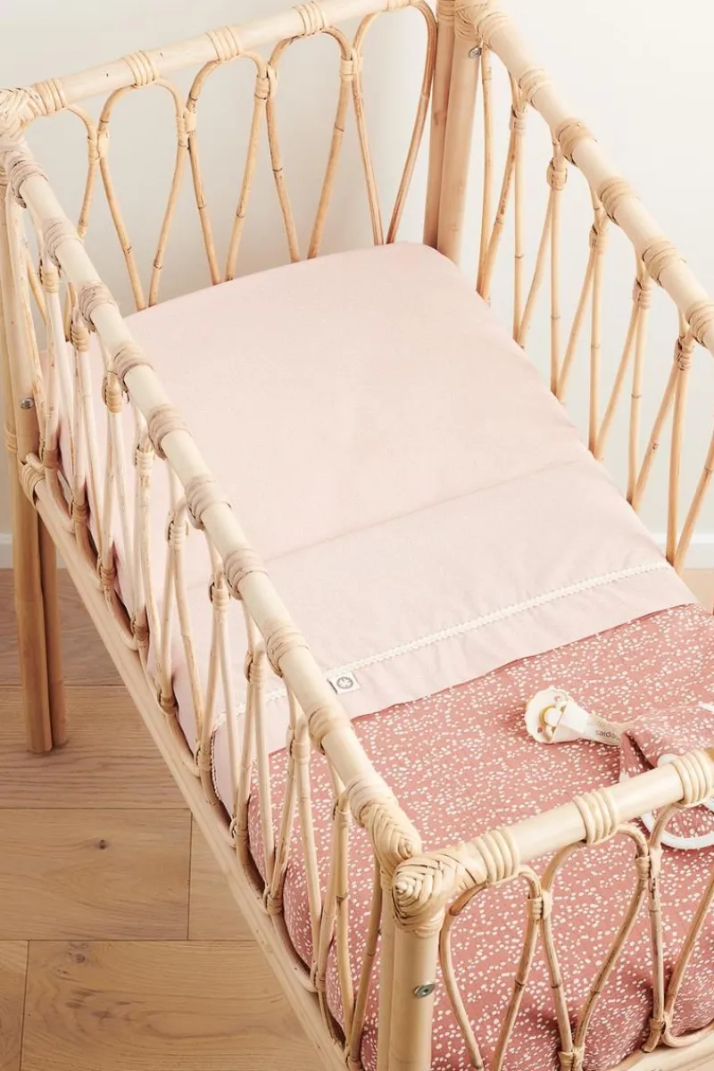 laken_fr_die_wiege_teddy__6-1.webp Noppies Laken | Babyzimmer-Laken Für Die Wiege Teddy Fancy Dot Crib Blanket -