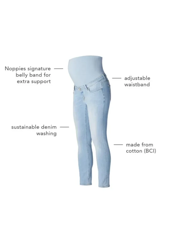Noppies Jeans-Slim Umstandsjeans Mila 7/8 -