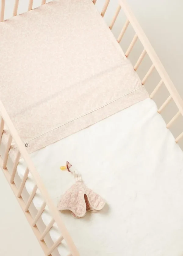 Noppies Spannbetttücher | Babyzimmer-Spannbetttuch Für Das Bettchen Botanical -