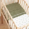 Noppies Spannbetttücher | Babyzimmer-Spannbetttuch Für Die Wiege Botanical -