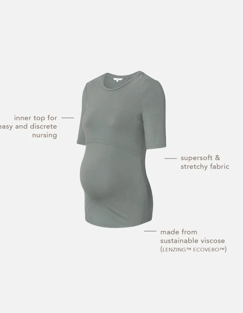 still_tshirt_juli__sable_6.webp Noppies T-Shirts | T-Shirts-Still T-shirt Juli -