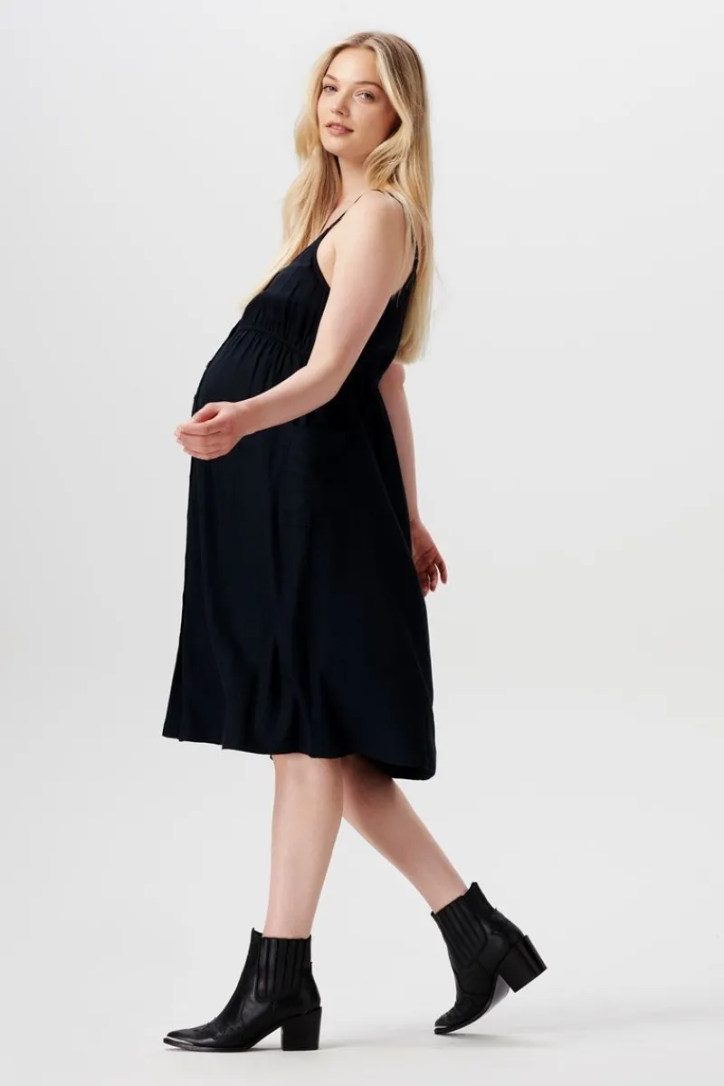 stillkleid__black_ink_5.webp Noppies Kleider | Kleider-Still-Kleid -