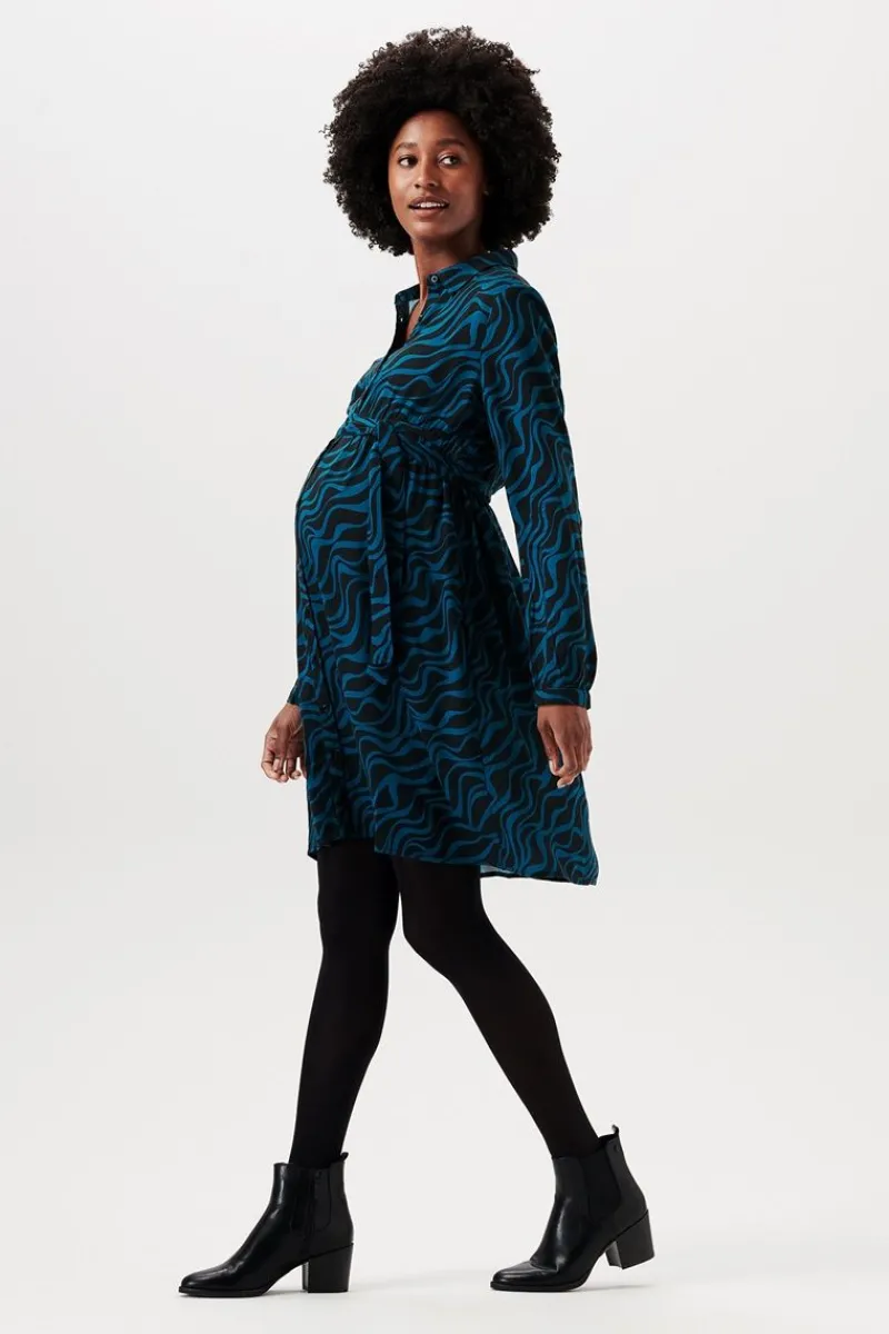 stillkleid__blue_coral_13.webp Noppies Kleider | Kleider-Still-Kleid -