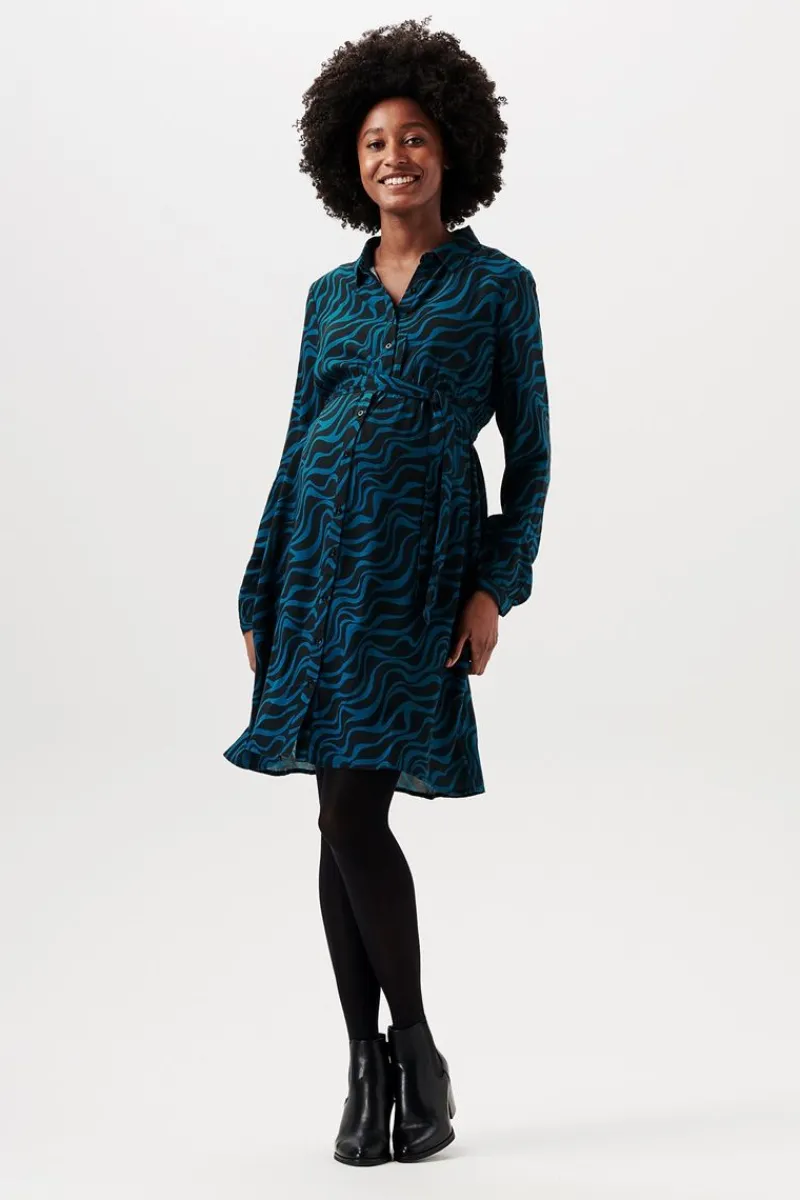 stillkleid__blue_coral_8.webp Noppies Kleider | Kleider-Still-Kleid -