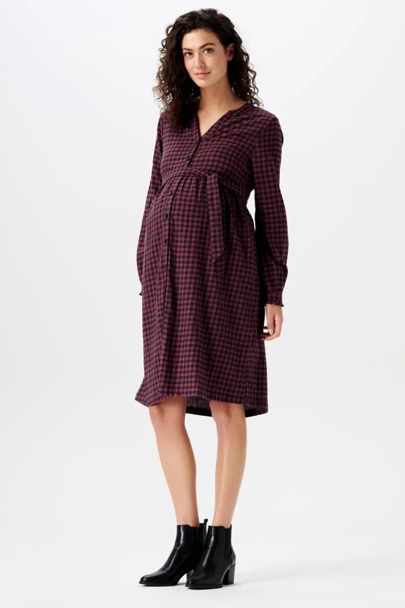 stillkleid__plum_red_0-1.webp Noppies Kleider | Kleider-Still-Kleid -