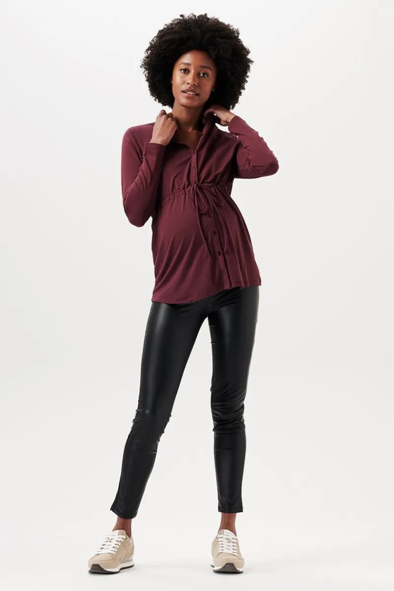 stillshirt__plum_brown_0.webp Noppies Shirts | Shirts-Still-Shirt -