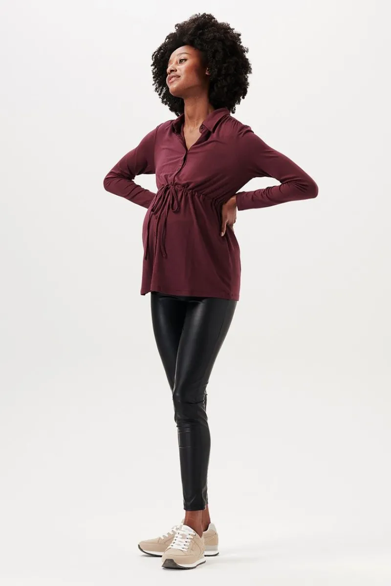stillshirt__plum_brown_5.webp Noppies Shirts | Shirts-Still-Shirt -