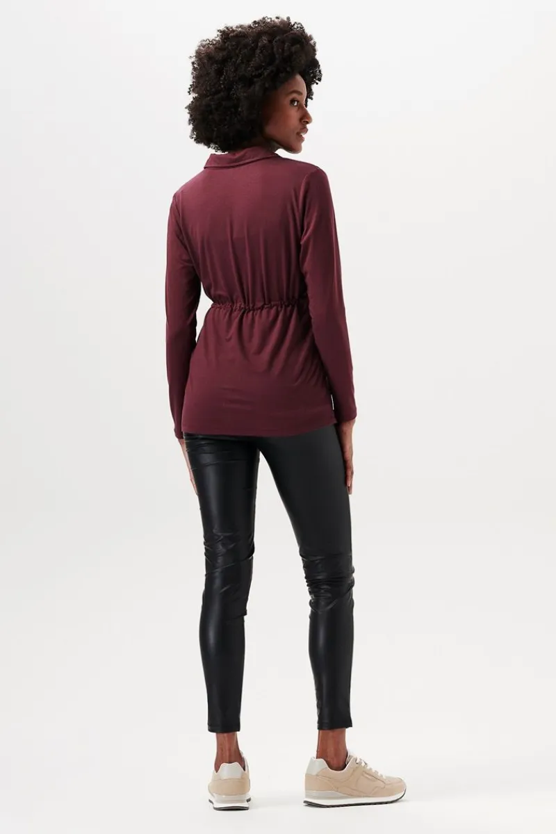 stillshirt__plum_brown_9.webp Noppies Shirts | Shirts-Still-Shirt -