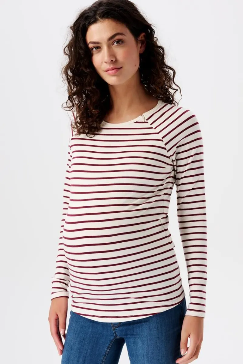 stillshirt__plum_red_0-4.webp Noppies Shirts | Shirts-Still-Shirt -