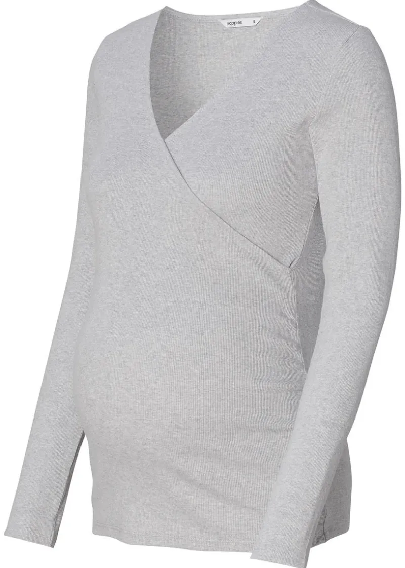 stillshirt_sara__grey_mel_11.webp Noppies Shirts | Shirts-Still-Shirt Sara -