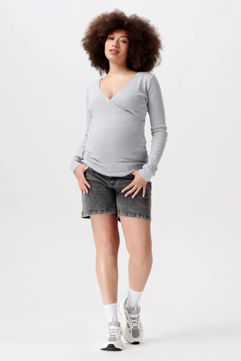 stillshirt_sara__grey_mel_5.webp Noppies Shirts | Shirts-Still-Shirt Sara -