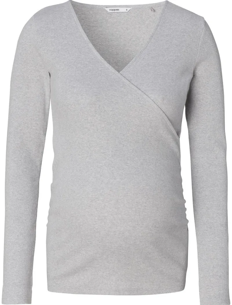stillshirt_sara__grey_mel_9.webp Noppies Shirts | Shirts-Still-Shirt Sara -