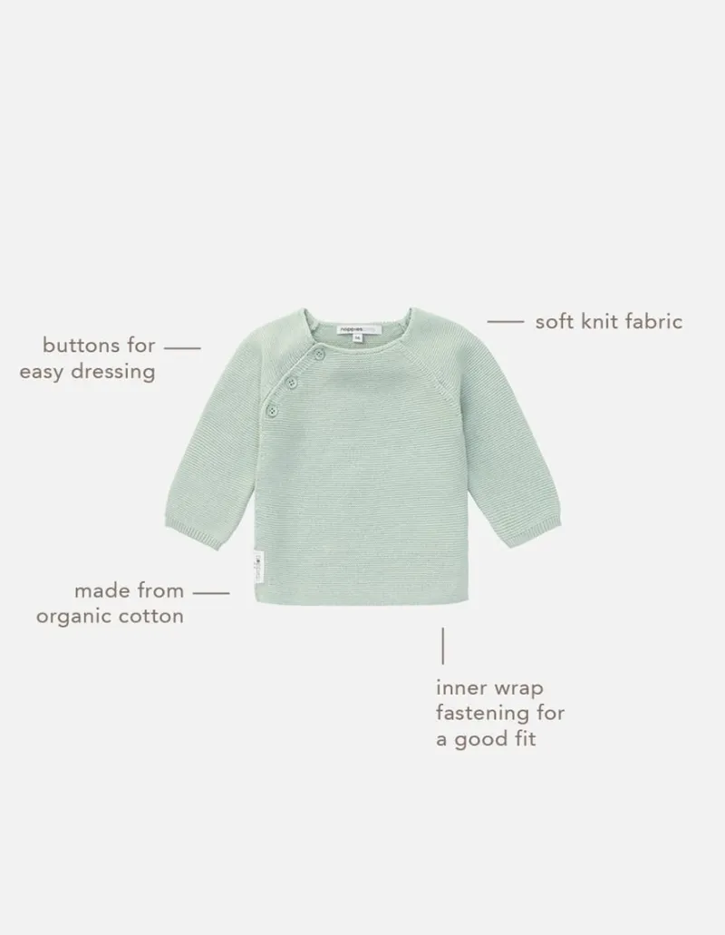strickjacke_pino__grey_mi_3.webp Noppies Strickjacken | Basics-Strickjacke Pino -