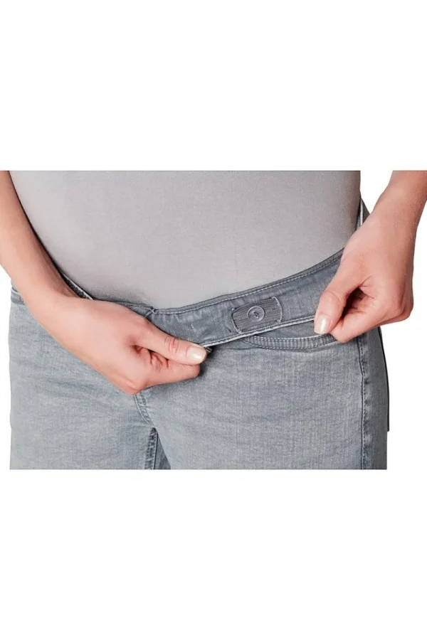 Noppies Jeans-Umstandsshorts Jeans Light Grey -